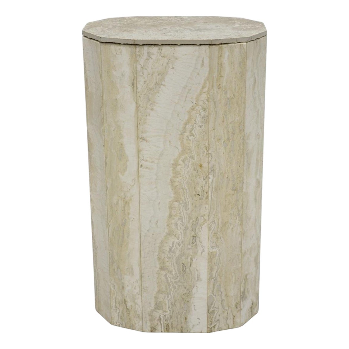 Vintage Postmodern Travertine Stone Small 20