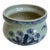 Antique Japanese Blue White Porcelain Chinoiserie Cachepot For Sale