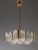 Metal Chandelier by Carl Fagerlund for Orrefors, 1960s For Sale - Image 7 of 8