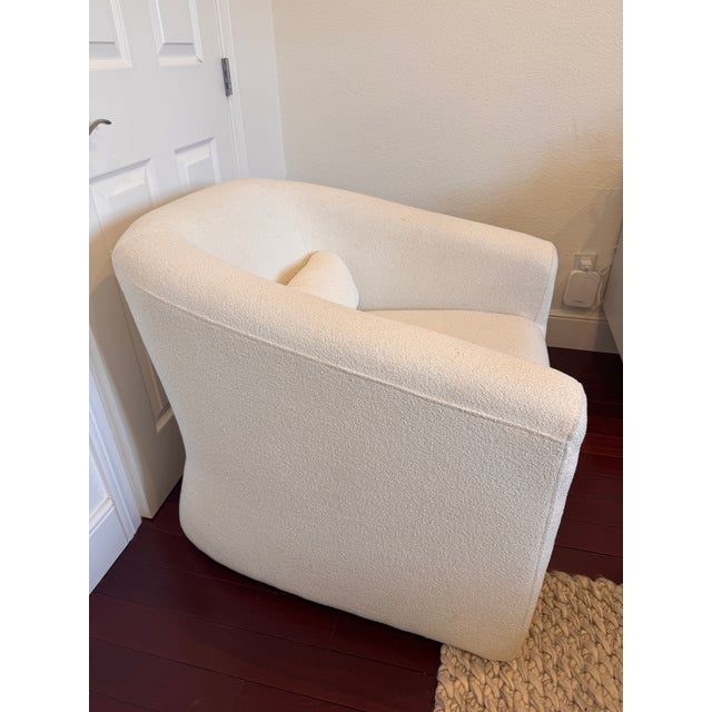 Four Hands (2) Accent Chairs-Performance Fabric/Portland Cream For Sale - Image 4 of 5