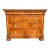French 19th Century Louis Philippe Flame Mahogany Chest of Drawers For Sale