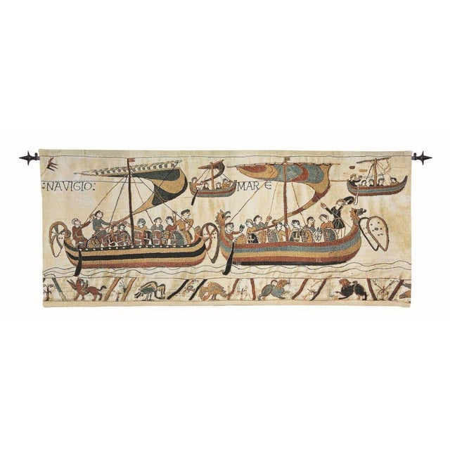 The Bayeux Tapestry is a unique historical record, relating the events leading up to the Norman invasion of England, and...