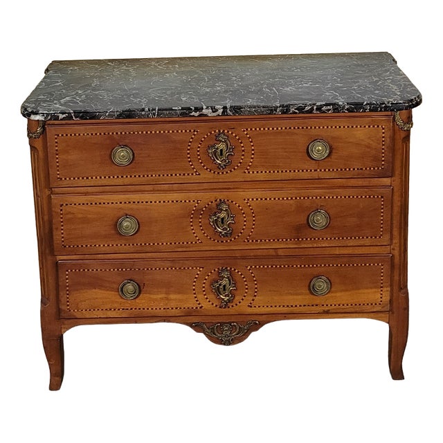 Small Louis Xvi Chest of Drawers in Cherry Wood For Sale