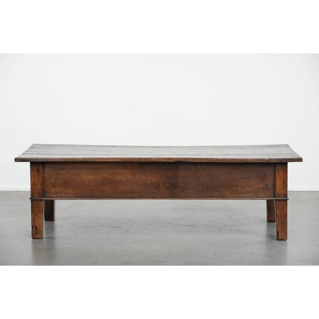 Antique Southern European Chestnut Coffee Table with Drawers, 18th Century For Sale - Image 6 of 18
