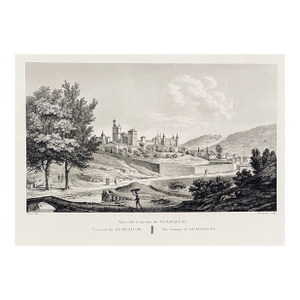 Antique View of Convent of Guadalupe Spain