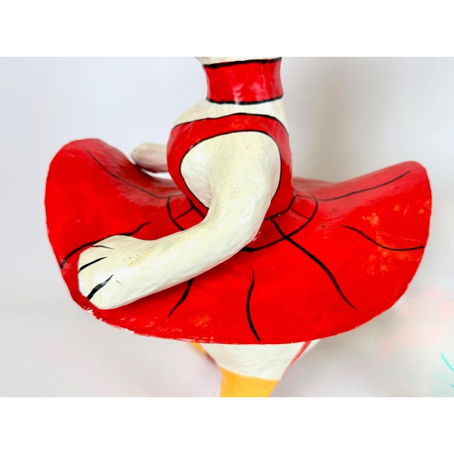 French Papier-Mâché Dancing Ducks, 1960s, Set of 2 For Sale - Image 13 of 18