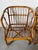 Wood 1970's Vintage Coastal Bamboo Rattan Barrel Lounge Chairs - A Pair For Sale - Image 7 of 17