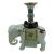 Early 20th Century Chinese Famille Rose Porcelain Elephant Joss Stick Holder, Candleholder or Vase, Attributed Republic Period For Sale