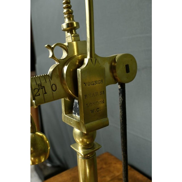 Wood Victorian Walnut Jockey Scale, 1860 For Sale - Image 7 of 18