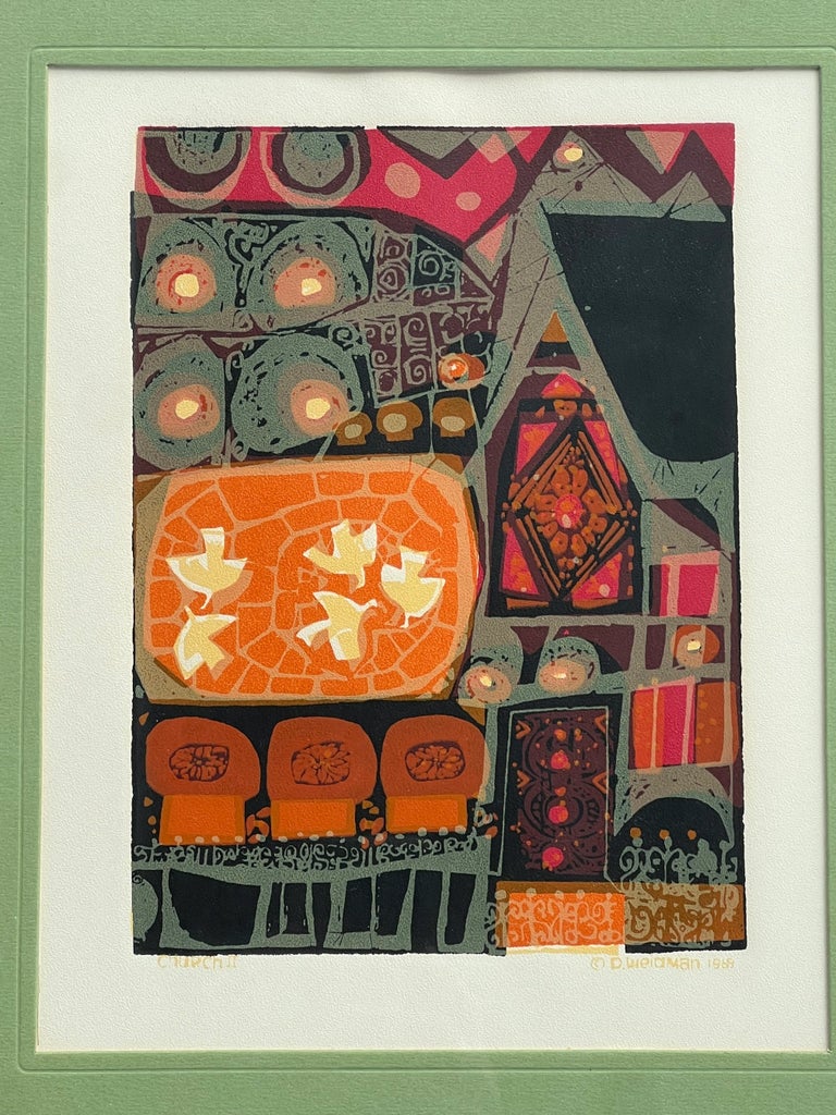 1969 David Weidman Mid Century Print 