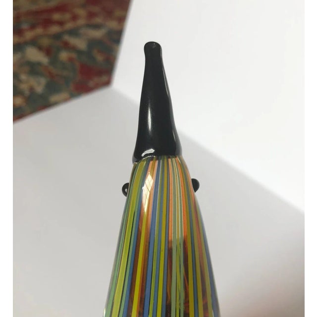 Italian Mid-Century Murano Style Art Glass Penguin Figurine For Sale - Image 3 of 10
