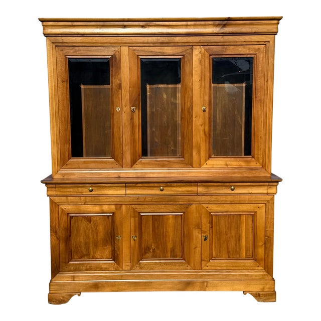 19th Century French Louis-Philippe Solid Walnut Bookcases For Sale