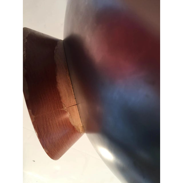 Metal Mid-Century Stainless Steel Bowls - A Pair For Sale - Image 7 of 9