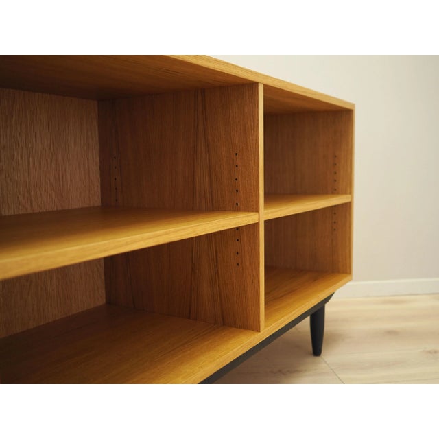 Scandinavian Oak Bookcase For Sale - Image 10 of 11