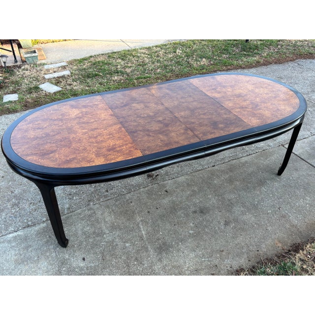 Vintage 1970's Century "Chin Hua" Oval Dining Table For Sale - Image 16 of 16