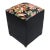Shabby Chic Velvet Handmade Ottoman For Sale