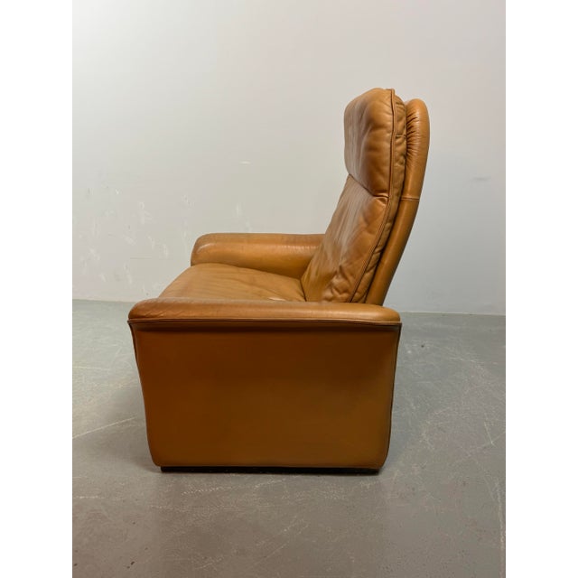 Mid-Century Cognac Leather Model DS-50 Lounge Chair from De Sede, Switzerland, 1970s For Sale - Image 10 of 10