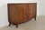French French Regency Louis XVI Carved Mahogany Bow Front Sideboard or Bar Cabinet, Circa 1940s For Sale - Image 3 of 14