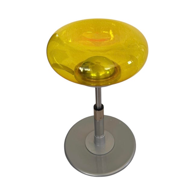 Yellow Mambo Bubble Stool by Archirivolto Design for Delight 2003, Italy Yellow Lucite For Sale - Image 8 of 10