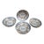 Japanese Imari Fish Fan & Kirin Porcelain 6 3/4" Bowl Set of 4 For Sale