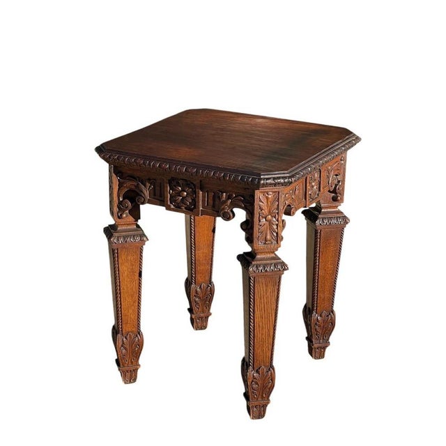 Renaissance Style Side Table For Sale - Image 9 of 10