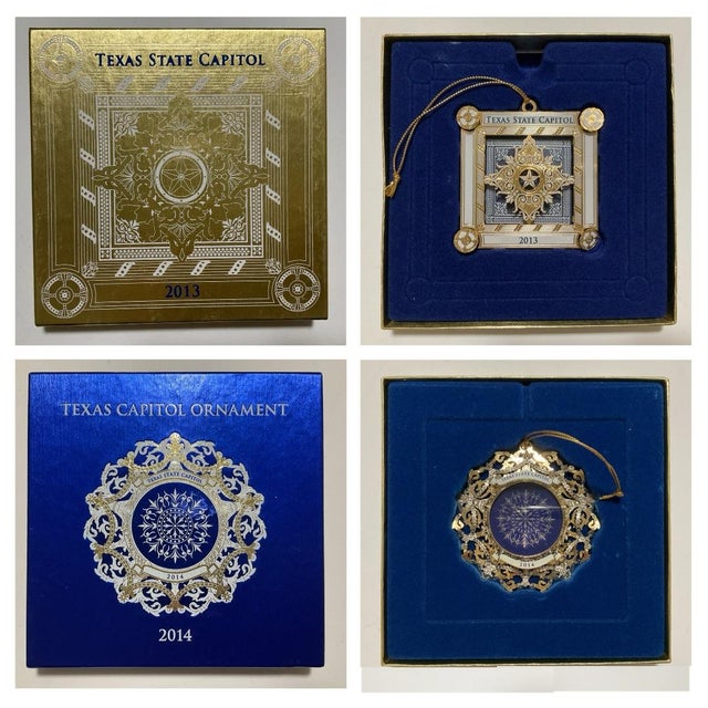 20 Commemorative Texas State Capitol Christmas Ornaments - 2001-2023 For Sale - Image 10 of 12