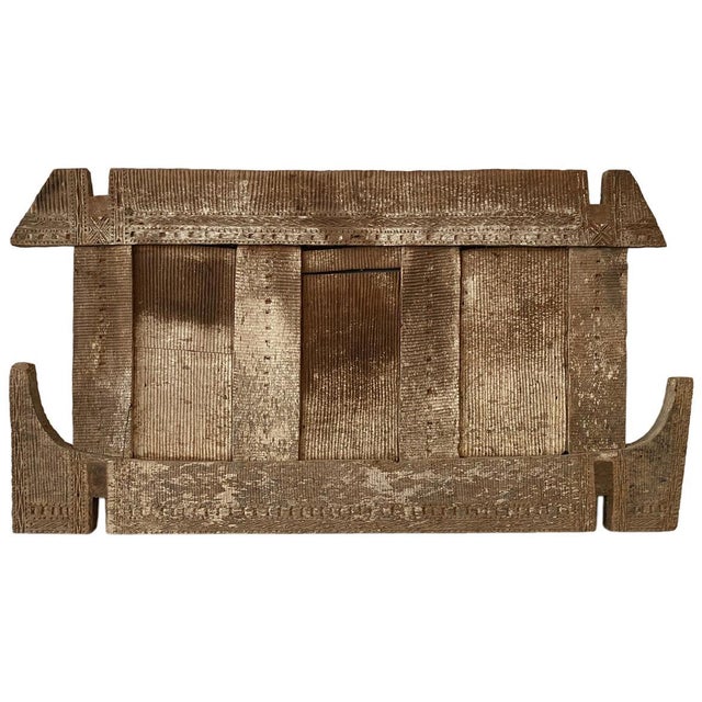 Wood Andrianna Shamaris Hand Carved Wood Panel For Sale - Image 7 of 18