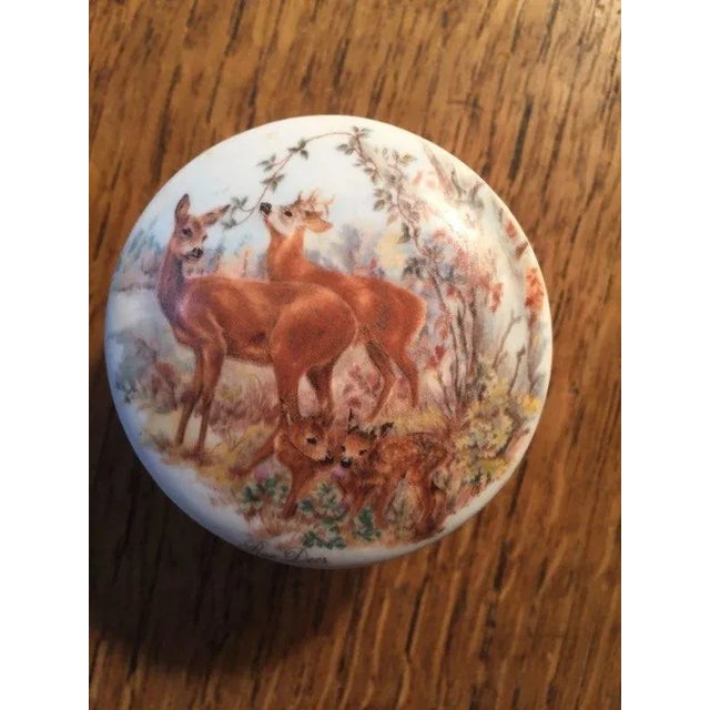 Set of 4 1990s Porcelain Newhall Staffordshire Boxes For Sale - Image 4 of 7