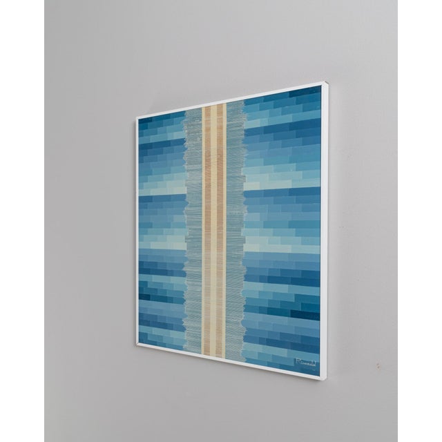 Traditional 20th Century Belgian Artwork With Metal Frame By Rene Berdal For Sale - Image 3 of 18
