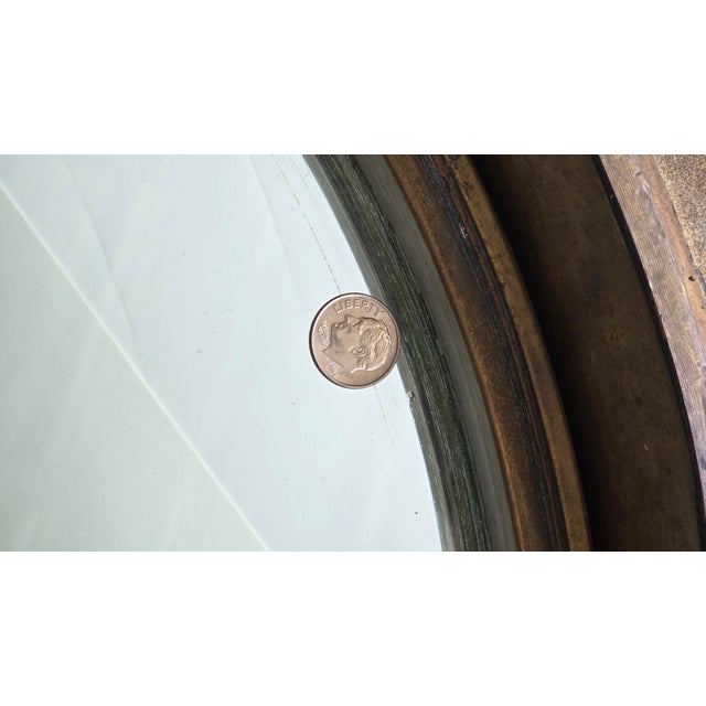 Museum-Quality 24" Antique Solid Bronze 4-Dog Porthole – Sf Oyster House Provenance (90 Lbs) For Sale - Image 10 of 13
