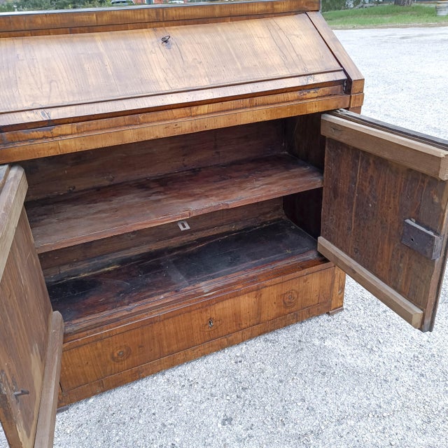 Late 18th Century Antique Empire Era Secretaire with Doors For Sale - Image 5 of 9