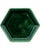 Green Vintage Le Grand Hotel Paris Green Ceramic Ashtray Catchall Dish For Sale - Image 8 of 9