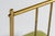 1950s Mid-Century Italian Chiavari Solid Brass Side Chair With Green Cushion For Sale In West Palm - Image 6 of 12