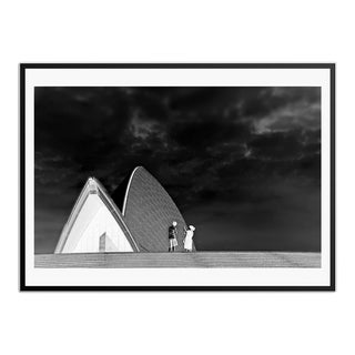 "The Tourists" Figurative Architectural Photograph by Stuart Möller Framed For Sale
