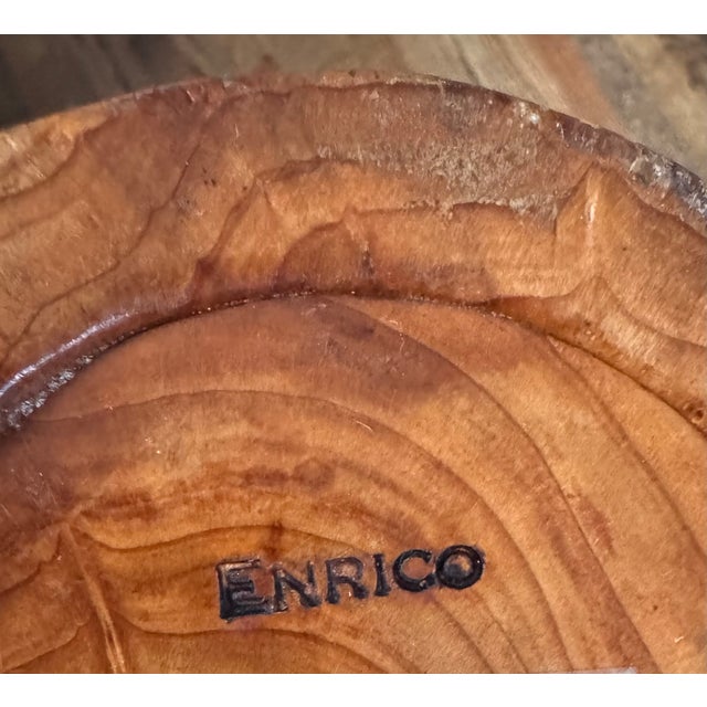 Estate Enrico Burl Wood Vase For Sale In Seattle - Image 6 of 9