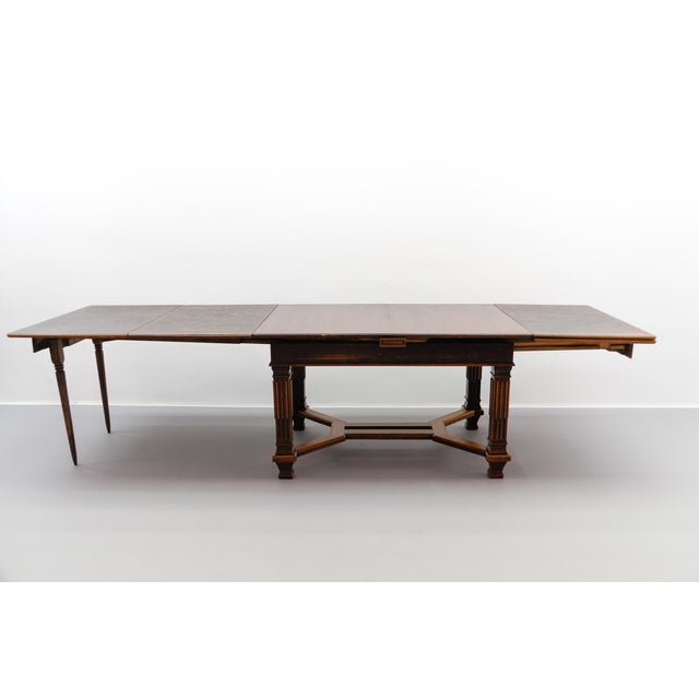Historic Extendable Dining Table, Germany, 19th Century For Sale - Image 5 of 18