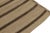 1950s Handwoven Vintage Kilim Beige-Brown Stripe Patterns For Sale - Image 5 of 8