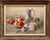 E. Cablet Rinn, Still Life with Apples and Carnations, Oil on Board For Sale - Image 13 of 13