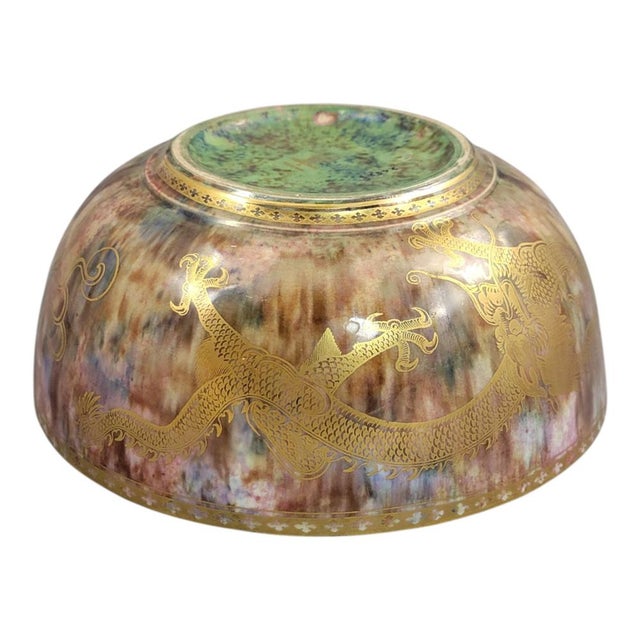 Antique Lustre Dragon Bowl by Daisy Makeig-Jones for Wedgwood, 1915 For Sale - Image 17 of 18