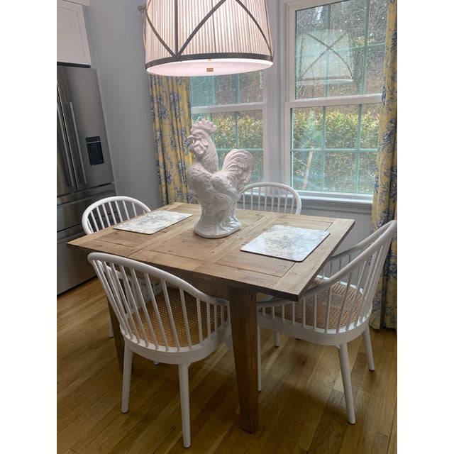 Restoration Hardware Dining Table Extendable For Sale - Image 9 of 9