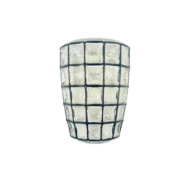 Mid-Century Modern Glass Wall Light from Limburg, Germany, 1970s For Sale - Image 11 of 11