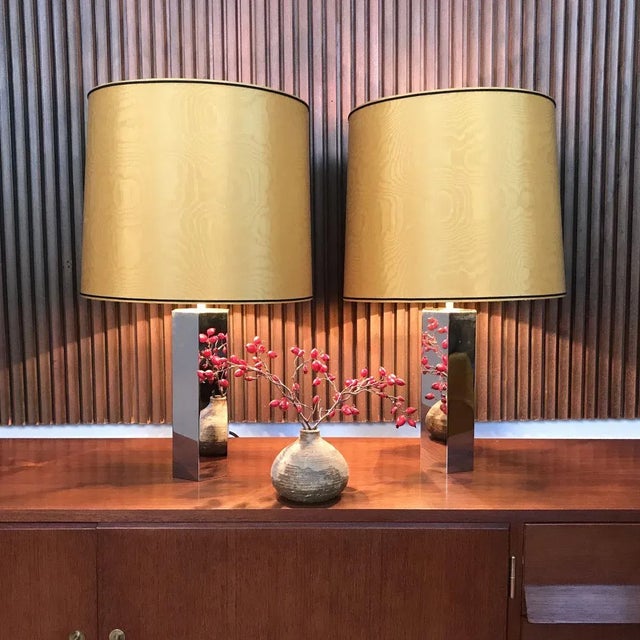 This set of two high-quality table lights was designed by Ingo Maurer and was produced by his own workshop Design M in...