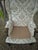 Mid 20th Century Traditional Queen Anne-Style High-Back Upholstered Wingback Armchair For Sale - Image 9 of 17