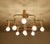 Large Space Age Gilded Ceiling Light from Leola For Sale - Image 12 of 18