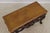 1990s Maitland Smith Mahogany Leather Top Console Table For Sale - Image 5 of 16