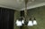 Art Deco French Bronze and Frosted White Glass Six-Light Chandelier, 1930s For Sale - Image 12 of 18