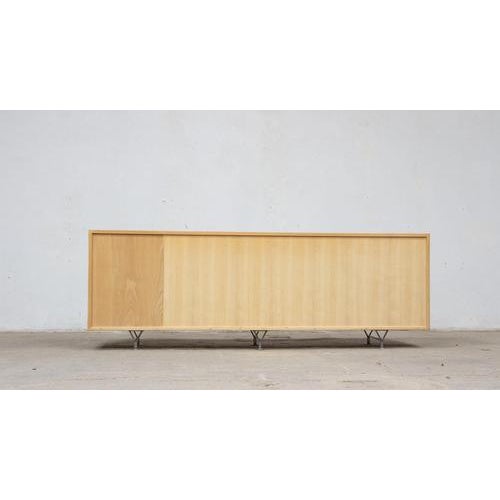 Silver MI 806 Aluminium Sideboard by Bruno Mathsson, 1960s For Sale - Image 8 of 10