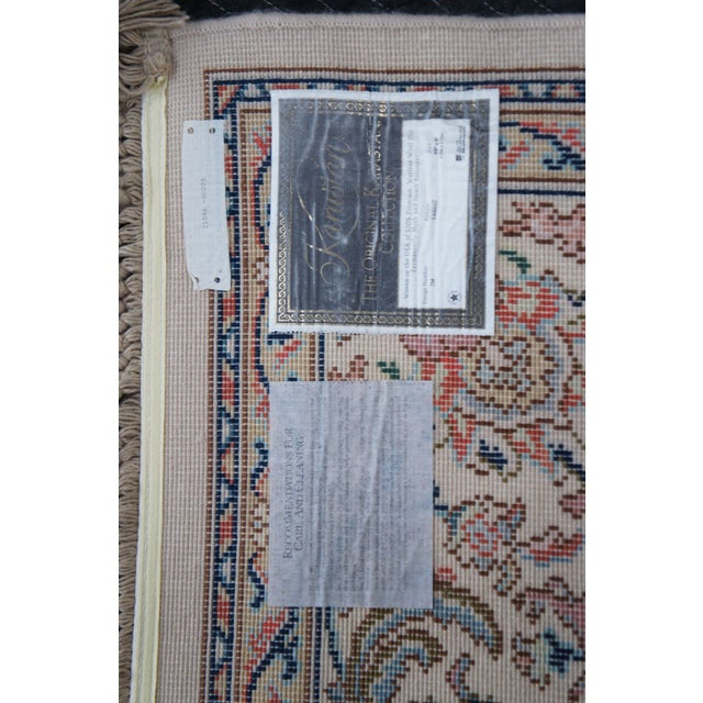 Karastan 100% Wool Oriental Palmette Animal 738 Area Rug Carpet Mat 9' X 6'' For Sale - Image 14 of 15