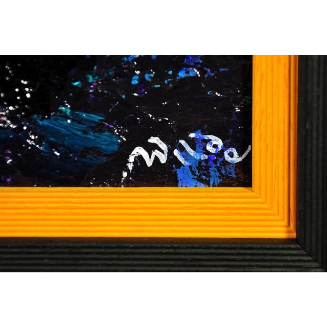 Modern David Wilde, Cock Fight, Impasto Acrylic, 1960s For Sale - Image 3 of 18