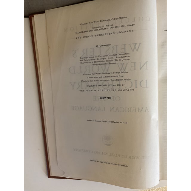 Webster’s New World Dictionary of the American Language — College Edition For Sale - Image 10 of 13